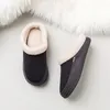 Slippers Winter Men Cotton Slippers Bathroom Plush Shoes Male Warm Australia Style Male Home Soft Slippers Indoor Man Solid Adult Pantufa 231130