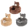 chennels pens Lit de chien en forme d'ours mignon hiver chaud ours câlin antidérapant chat tapis de couchage chiens coussin canapé confort en peluche coussin pour animaux de compagnie pour chiens chat 231130