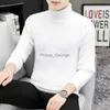 Chandails pour hommes Zongke Turtleneck Hommes Vêtements Col Haut Pull Pull à col roulé pour hommes Vintage Knit Turtle Neck Man Vêtements 2023 AutomneLF231114L2402