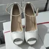 Klänningskor Shofoo Shoesfashion Women's High Heels Peep Toe Pumpswedge Heel höjd cirka 15 cm Platform Lady Fashion Show Bankett