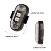 Aggiornamento per auto Spia LED per motocicletta Spia di sicurezza a 7 colori Spia stroboscopica Avvertimento lampada drone Luce di marcia diurna con telecomando