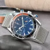 Omeg watch for man men high quality designer Stainless steel Wrist Watches Mens All Dial Work Full Function calendar date Sapphire Quartz Top Luxury Brand Clock gy14