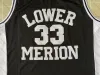 NCAA 33 Bryant Lower Merion School JERSEY Double Stiched IN STOCK High Quality Basketball Jerseys