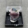 Loose Gemstones Natural Ruby And Aquamarine Crystal Raw Stone Ore Specimens Box Size:35 35 35mm