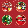 Julleksak levererar julgranbyggnadssatser-en festlig byggnad för barn och familjer DIY Building Music Box Creative Xmas Building Toy Set 231129