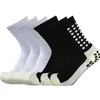 Skarpetki sportowe 6 par/Lot Men Skarpetki piłkarskie bawełniane silikonowe ssanie ssanie antypoślizgowe Soccer Sport Sport Socks Baseball Rugby Socks 231201