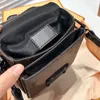 Borsa da lettera alla moda Mini custodia in vera pelle con stampa trapuntata Borsa a mano mobile Tracolla rimovibile Tasca per slot per schede Borse a tracolla