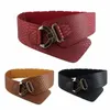 Belts Elastic Women's Wide Belt Fashion Cinch Belt Cummerbund Suitable For Dress Coat Metal Litchi Pattern Wide Waist Belts 231201