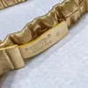 Cinturón elástico dorado de lujo para mujer, pretina clásica para mujer, cinturones de cuero genuino de diseñador, letras doradas, cinturón con hebilla de alta calidad, cinturón Cintura elástica