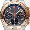 BLS Chronomat B01 ETA A7750 Automatyczny chronograf męski Watch Dwon ton Rose Gold Brown Tial Rouleaux Rouleaux Bracele AB0134101K1A1 Super Edition Puretime H8