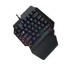 Teclados 39 teclas teclado mecânico jogos RGB USB com fio mouse gamer teclado backlight controlador de jogo para gamer tablet pc laptop 231130