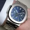 Luxo Mecânica Automática para homens Banda de aço inoxidável Sapphire Solid Clop Presidente Mens relógios masculinos Buiness Wristwatches U1
