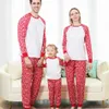 Dopasowanie rodzinnych strojów Bożego Narodzenia pasują do piżamy Zestaw jelenia dorosły dziecięcy rodzina pasują do ubrania ubrania świąteczne pj PJ's Set Baby Romper 231201