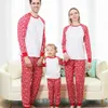 Abiti coordinati per la famiglia Pigiama coordinato per la famiglia natalizia Set Cervo Abbigliamento coordinato per la famiglia per bambini adulti TopPants Indumenti da notte natalizi Set pigiama Pagliaccetto per neonati 231201