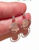 very cute glittering new ins luxury designer diamond rhinestone zircon star universe stud dangle chandelier fashion earrings for w8299998