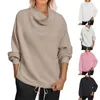 Women's Hoodies Long Sleeve Solid Color Hem Drawstring Loose Casual Short Fuzzy Zip Up Hoodie Hooded Sweatshirt Women Zippe Warm