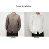 Men's Casual Shirts Traditional Chinese Tai Chi Coat Baggy Jacquard Weave Jacket Stand Collar Cardigan For Daily Wear