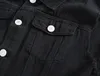 Coletes masculinos Moda Casual Preto Com Capuz Sem Mangas Colete Denim Colete Jaqueta Street Punk Estilo Denim Colete Múltiplas Opções de Tamanho M-6XL 231130