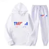 Trapstar Trainingspak Merk Gedrukt Sportkleding heren T-shirts 16 Kleuren Warme Tweedelige Set Losse Hoodie Sweatshirt Broek Jogging 220615