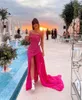 Party Dresses Strapless Sequins Evening Mermaid Chiffon Tail Sleeveless Customizable Prom Design Formal Occasion Dress