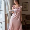 Mulheres sleepwear verão vestidos sexy mais solto casual homewear seção fina casa dormir