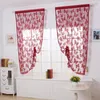 Rideau de séparation de porte papillon, cordon Jacquard, Voile transparent pour fenêtre et décoration romantique