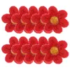 Storage Bottles 10 Pcs Floral Patch DIY Clothes Patches Flowers Yarn Designed Applique Clothing Decor