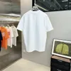T-shirt Plus da uomo Polo Girocollo ricamato e stampato in stile polare estivo con puro cotone da strada 2436t