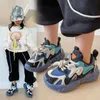 Sneakers Children Sports Shoes Fashion Wide Girls Boys Pu Running Breathable Rubber Sneakers Kids Casual Shoe Toddler Baby Shoes 231201