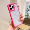 Coque de téléphone à paillettes couleur bonbon, étui arrière antichoc en TPU souple et Transparent pour iPhone 15 14 13 12 11 Pro Max