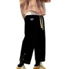 Pantalons pour hommes Pantalons pour hommes à la mode Cordon de serrage Streetwear Homme à lacets droit Baggy