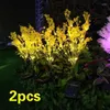 زينة الحديقة 1pcs LED Solar Outdoor Lights Canola Can Power