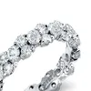 Choucong Jewellery Bague de mariage en diamant 8 carats taille coussin pour femme Taille 5 6 7 8 9 10 Cadeau 285 V