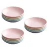 Ensembles de vaisselle 12 pièces assiettes d'assaisonnement plats de sauce à saveur multifonctionnels (couleurs assorties)