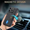 Luxury Hand Strap Wallet Leather Phone Case For iPhone 15 14 13 Pro Max 12 11 XS X 8 7 Plus Magnetic Car Holster Stand Cover