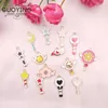 Charmes 10pcs alliage pendentif charme accessoire boucles d'oreilles baguette magique bijoux accessoires bricolage émail