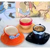 Waterflessen Anime Mok Cup Cosplay Creatieve Hoed Vormige Drie Broers Koffie Accessoires Jongen Geschenken 231130