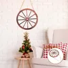 Garden Decorations Home Wall Decor Decorative Vintage Hanging Decoration Wooden Wagon Wheel Bedroom Craft Wheels