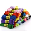 100m Mixed Nylon Black Rattail Satin Chinese Knotting Silk Macrame Cord Beading Braided String Thread265x