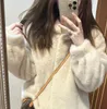 2024 New Women's Fur Fur integrated mink fur coat for women's coat, environmentally friendly imitation fur short woolen coat