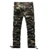 Pantalons pour hommes Salopette pour hommes Cargo Multi poches Militaire Tactique Pantalon décontracté Hombre Camouflage Armée Pantalon droit Hommes