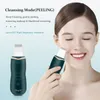 Rengöringsverktyg Tillbehör Professionell Ultraljudsskrubberjon Djup Face Cleaning Peeling Shovel Exfoliating Skin Care Device Beauty Machine 231130