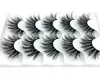 Falska ögonfransar 2022 510 Par Mink 3D Lashes Thick Crisscross Makeup Eyelash Extension Natural Volume Soft Fake Eye7047976