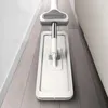 Vadrouille mains libres lavage paresseux 360 ° Rotation vadrouille magique plat maison nettoyage du sol outil ménager avec tampon remplacé 231130