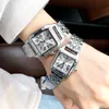 メンズウォッチ高級女性はステンレス鋼ストラップクォーツムーブメントジャパンバッテリーデザイナー腕時計スプラッシュスプラッシュ2トーンドレスクロックモントレクス