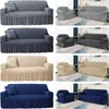 Chair Covers 1/2/3 Seater Seersucker Sofa Slipcover High Stretch Couch Cover Corner Protector Elastic Armchair Home Living Room
