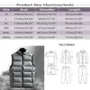 Gilet da uomo Gilet invernale caldo Gilet imbottito imbottito in anatra bianca calda Giacca spessa antivento alla moda Outwear Abbigliamento maschile