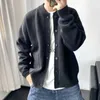 Herrenpullover Strickpullover Männlich Grün Cardigan Cloing Fleece Sweatshirts Alt Neu in Ordnung Pullover Y2k Streetwear Warme Tops Ne Cheapyolq