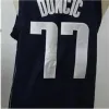 Basketball NCAA 77 College Luka Doncic Jersey 6 Kristaps Porzingis Niebieski biały czarny hurtowo męski retro vintage Dirk 41 Nowitzki koszykówka