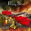 Kerstspeelgoedbenodigdheden 1359PCS Draak Smaug Bouwstenen Diermodel Vuurspuwende Draak Bouwstenen Bakstenen Speelgoed Voor Kinderen Kerstcadeaus 231129